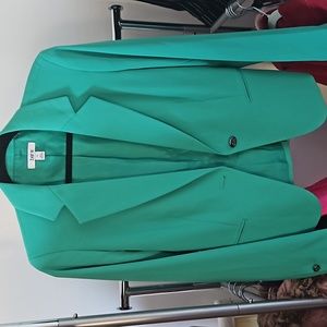 bar III Green Blazer